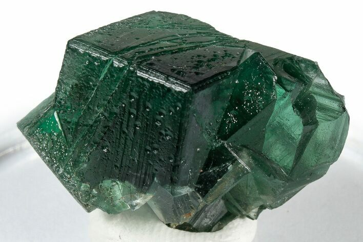 Fluorescent Green Fluorite Twins - Diana Maria Mine, England #337499